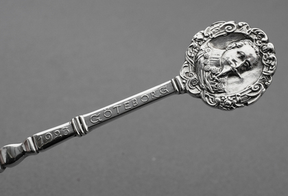 Gustavus Adolphus Silver Spoon - 1923 Goteborg, CG Hallberg